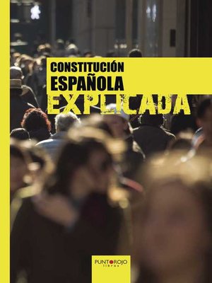 cover image of Constitución española explicada